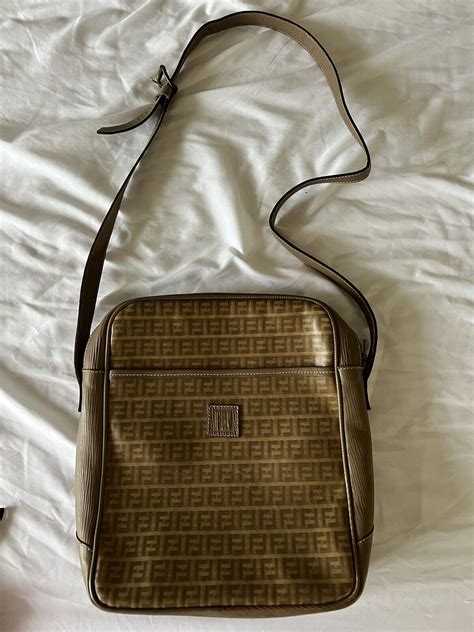 fendi bag with thick strap|authentic vintage Fendi crossbody bag.